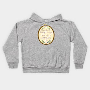 Spiteful Needlepoint Kids Hoodie